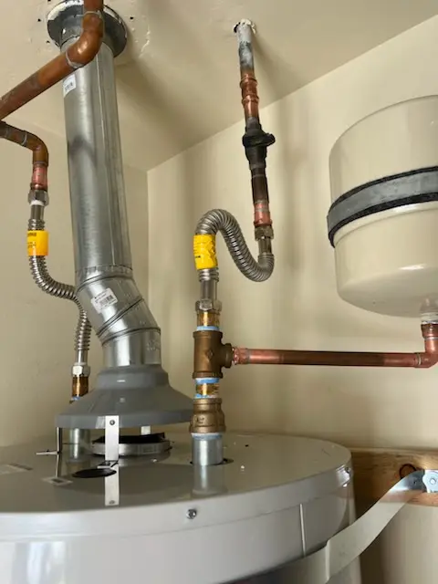 Water heater installation and plumbing repair in Williams